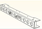 Поперечина рамы 1, шт
